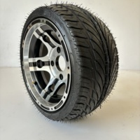 Pneus tout-terrain ATV UTV 205/30 avec jantes en alliage d'aluminium Pneus de course sur route de 12 pouces assemblés sur roues pour ATV 200cc 250cc