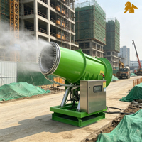 Canon à brouillard automatique de 80 mètres, pulvérisateur, élimination de la poussière sur les chantiers, souffleur de brouillard, équipement de protection de l'environnement