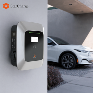 StarCharge Modular Maintenance, Punto de Carga Rápida AC para Vehículos Eléctricos Comerciales de 44kW con Doble Conector, Cargador de Pedestal Tipo 2 para Flotas - Product Image 2