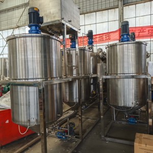 Línea de refinación fina de aceite vegetal, tratamiento de purificación de desfosforación de prensado de aceite, equipo de tanque de acero inoxidable - Product Image 5