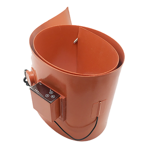 Bande chauffante en caoutchouc silicone sur mesure pour réservoir de 200 L, chauffe-baril flexible avec régulateur de température - Product Image 1