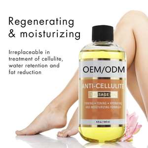 Private Label a base di erbe Anti-Cellulite massaggio olio & crema calda con perdita di peso naturale trattamento della Cellulite - Product Image 5