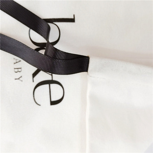 Custom Luxury <b>Drawstring</b> Gift Dust Pouch <b>Bag</b> for Handbags Ribbon <b>Drawstring</b> <b>Bag</b> Shoes Dust <b>Bag</b> With Logo - Product Image 4