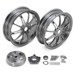 <span class=keywords><strong>ล้อ</strong></span>หน้ารถมอเตอร์ไซค์เวสป้าแบบดัดแปลงพร้อมขอบล้อฟอร์จ CNC - Product Image 2