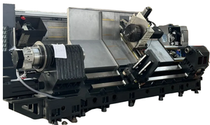 Tour <span class=keywords><strong>CNC</strong></span> à banc incliné haute précision TCK700DY avec tourelle motorisée et mandrin hydraulique pour l'usinage de moules de pièces automobiles, certifié CE ISO - Product Image 2