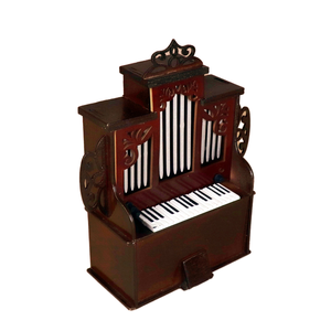 Modelo de Marimba de madera en miniatura Konka Tambor Africano adorno de guitarra pequeña mandolina en miniatura antiguo Piano órgano modelo de música regalo - Product Image 6