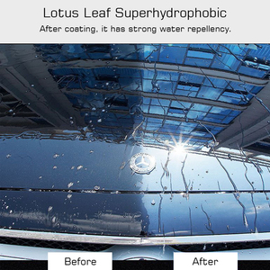 Kit de revêtement céramique nano 9H avec éponge et chiffon, protection hydrophobe pour peinture automobile, résistance aux rayures et aux tourbillons, anti-corrosion - Product Image 3