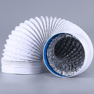 Extracteur d'air en feuille d'aluminium isolé de bonne qualité Ventilation <span class=keywords><strong>Flexible</strong></span> conduit <span class=keywords><strong>flexible</strong></span> conduit <span class=keywords><strong>flexible</strong></span> <span class=keywords><strong>pour</strong></span> cuisine lampblack système - Product Image 1