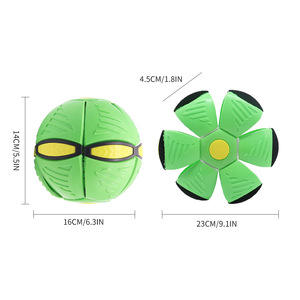 Disco volante flessibile UFO con 3 luci animali domestici giocattolo interattivo di decompressione giocattolo per movimento per animali domestici - Product Image 6