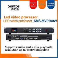 AMS-MVP300W Prosesor Video LED MVP300W Antarmuka USB Hitam Menyinkronkan Proyeksi Layar untuk Ponsel/iPad