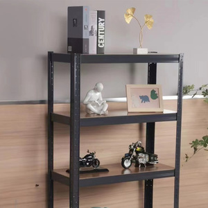 Stainless Steel Multi Tier Shelf Floor Standing Storage Rack For Living Room Industrial Design - Product Image 3