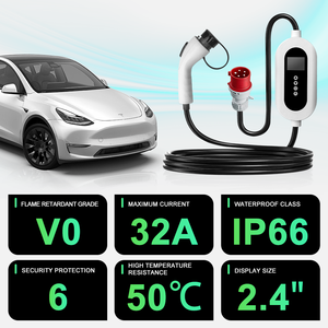 New 22KW 32A 3Phase AC Portable EV Charger Model MZ-32A-3P for BYD <b>Car</b> - Product Image 1