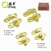 Mengjiqifeng — serrure en or, pour boîte, fermoirs, en stock, usine chinoise