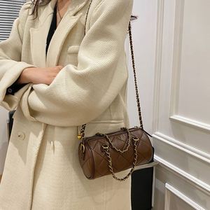 Bolso de Hombro de Diseño Original Geométrico con Cadena Decorativa de Alta Calidad, Estilo Bohemio Vintage Preppy de Lujo para Mujer - Product Image 5