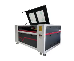 1390 Acrylic wood mdf 80w laser engraving cutting machine with lifitng table co2 laser cutting machine rotary axis