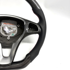 Expédition en 24h Volant Mercedes Benz C43 pour W205 <span class=keywords><strong>C63</strong></span> C180 C200 C250 C300 <span class=keywords><strong>AMG</strong></span> 2014-2018 <span class=keywords><strong>Prix</strong></span> de gros - Product Image 6