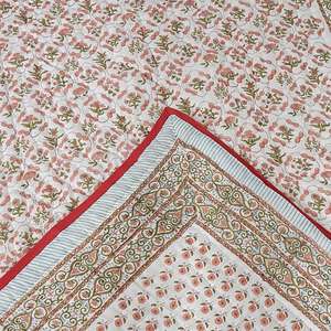 Haute qualité cousu à la main coton Kantha couette imprimée à la main de l'Inde prix de gros Service de personnalisation disponible - Product Image 6