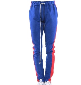 การออกแบบล่าสุดผู้ชายซิปลายเปล่าติดตามกางเกงที่มีโลโก้ที่กำหนดเอง - Product Image 2