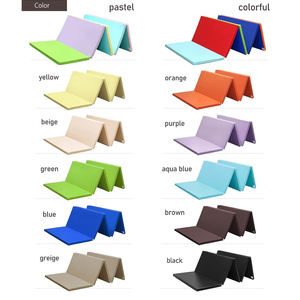 Tapis de gymnastique premium 5 plis en mousse PU, tapis d'entraînement pour salle de sport à domicile, école, fitness, exercices, arts martiaux, éducation physique, OEM ODM - Product Image 3