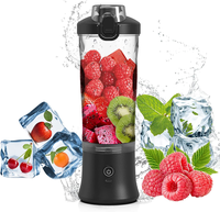 Presse-agrumes Extracteur Machine Portable Usb Blender Avec Couvercle De Boisson Capacité 600ml Rechargeable Étanche Multi-fonction Main Blen