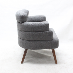 Sillón Individual de Tela Estilo Nórdico Europeo <span class=keywords><strong>para</strong></span> Sala de Estar, Sillón Tipo Tubo - Product Image 4