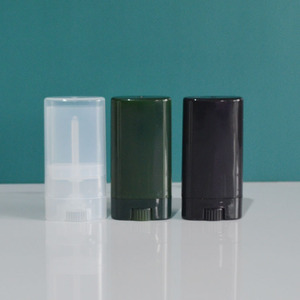 หลอดลิปสติก 15 กรัม PP รูปทรงวงรี สำหรับทำลิปบาล์ม พร้อมฝาปิด บรรจุภัณฑ์เครื่องสำอางสำหรับดูแลริมฝีปาก - Product Image 2