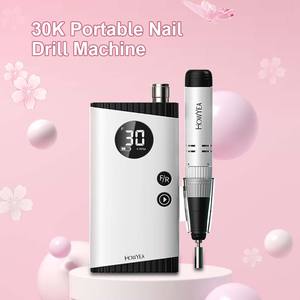 HOWYEA Portátil Carbono Escova Motor Nail Grinder Recarregável 30000 RPM Acrílico <span class=keywords><strong>Gel</strong></span> Nails CE Certified Ideal Nail Technicians - Product Image 2