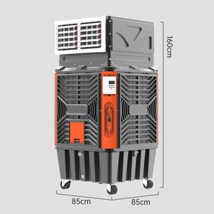 Refroidisseur d'air évaporatif industriel portable pour réservoir d'eau, 3 vitesses, sur pied, pour restaurant et <span class=keywords><strong>bar</strong></span> - Product Image 4