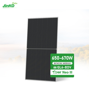 Module Solaire Bifacial 3.0 66 QL6-BDV 650-670 Watt Demi-Cellule Double Verre 650w 655w 660w 665w 670w - Product Image 1