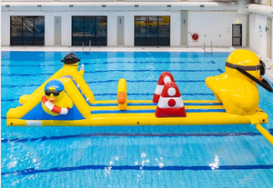 Toboggan aquatique gonflable sur le thème du petit canard jaune, pour l'intérieur et l'extérieur, parc aquatique pour enfants, parcours d'obstacles pour le carnaval d'<span class=keywords><strong>été</strong></span> - Product Image 5