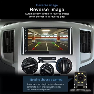 Phổ 2 Din <span class=keywords><strong>7</strong></span> "Màn hình cảm ứng Stereo MP5 Máy nghe nhạc đài phát thanh Tự động sao lưu máy ảnh điều khiển từ xa ram-phổ biến xe đa phương tiện Máy nghe nhạc - Product Image 2