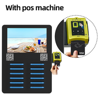 Partage de la batterie externe Qr Code Stand Blue Meituan Affichage de table Hopeyear 2024 Système de location PowerBank partagé
