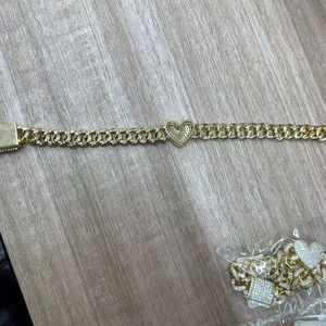 New Custom Trend Simple 14K Gold-plated Elegant Heart <b>Bracelet</b> - Product Image 2