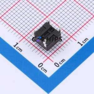 TS013-CBW1FH5.0 Tactile Switch Through hole-4P,6x6mm Switch Single Pole Single Throw Round Button 2.5N Through Hole - Product Image 2