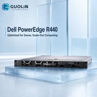 Serveur d'inférence en parallèle Dell PowerEdge R440 1U reconditionné pour le calcul en périphérie et les services de stockage évolutifs en bureau de branche