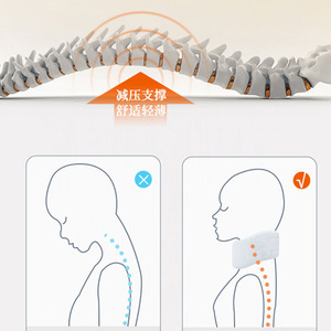 U-Shaped <b>Neck</b> <b>Pillow</b> EVA Lightweight Breathable Support For Adults And Elderly Unisex Travel Sleep Cushion - Product Image 4