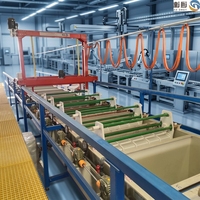 Ligne d'électrolyse au zinc entièrement automatique, machine de revêtement au chrome, dispositif d'électrolyse au zinc