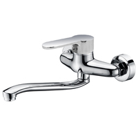 Facteur chinois pas cher prix poli mural Rotation zinc lavage douche robinet de bain