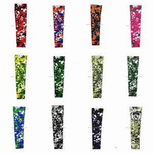 غطاء ذراع ضغط تبريد صلب نقي مخصص تمويه رقمي للجامعة لكرة السلة ذراع كم ذراع رياضي للكلية - Product Image 3