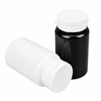 Vente en gros de flacons à pilules en PET de 100 ml et 120 ml avec bouchon à rabat pour capsules de vitamines, comprimés, compléments alimentaires, emballage pharmaceutique personnalisé
