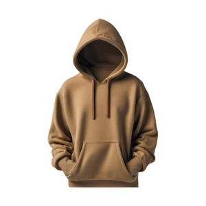 Sudadera con capucha de punto para hombre, extragrande, forrada, de color liso, con dobladillo extendido, ecológica, de silueta moderna, a la moda juvenil, al por mayor - Product Image 1