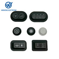 Clavier en caoutchouc de silicone gravé au laser et conception de bouton personnalisable pour clavier
