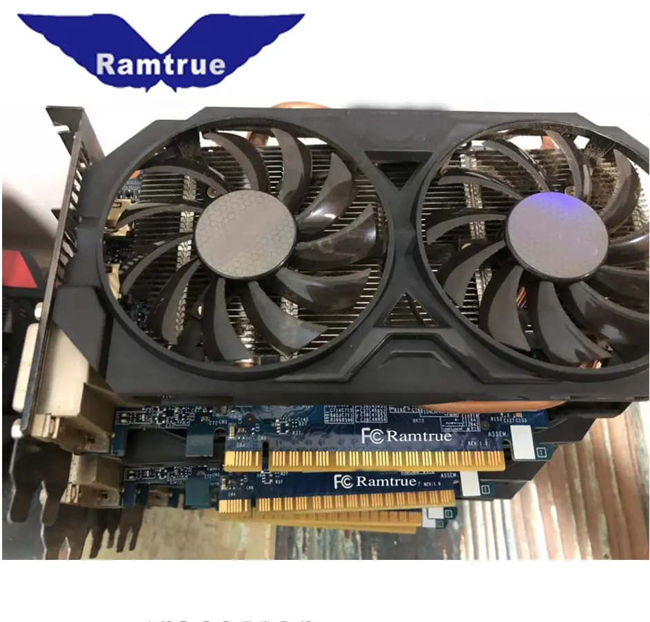 オリジナル中古グラフィックカードGTX660TI GTX750TI GTX960 GTX1050 GTX1050TI GTX1060デスクトップコンピューター用