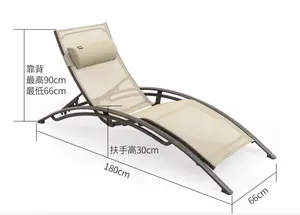 Tuin Lounger In Zwembad Lounger Waterdichte Opvouwbare Lounge Stoel Voor Strand