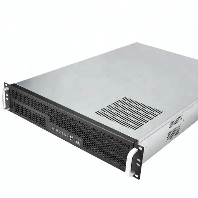 Chasis industrial 2u, caja de servidor de 9 bahías, caja de almacenamiento de 550mm, chasis de montaje en rack USB 3,0