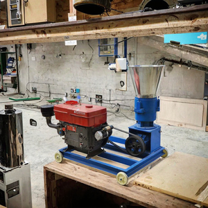 Máquina para Hacer Pellets de Alimento para Animales Pequeños de 100-1000 kg, Máquina para Moler Granos para Plantas de Fabricación y Cortadora de Césped - Product Image 5