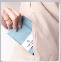 Carnet à couverture rigide A7 avec sangle, vente en gros, carnet A5 en similicuir effet peau, journal étudiant personnalisé, journal A6 avec reliure sans fil, 100 feuilles