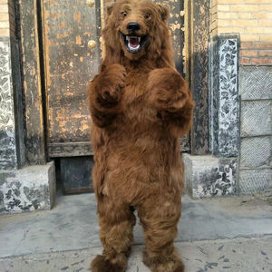 Modèle d'ours noir imité <span class=keywords><strong>de</strong></span> grande taille Décorations <span class=keywords><strong>de</strong></span> Noël Animal <span class=keywords><strong>de</strong></span> simulation <span class=keywords><strong>de</strong></span> <span class=keywords><strong>marche</strong></span> debout pour appel festif - Product Image 2