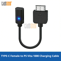10 厘米 USB-C（母头）充电线适配器，适用于 PS Vita 1000 - 仅用于充电