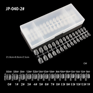 Short Squoval Full Cover Press on <b>Nail</b> Tips Custom Design Manicure Tips for Women Salon - Product Image 2